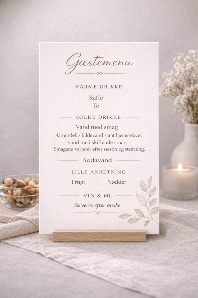 Menukort Glamlok Hair & Beauty